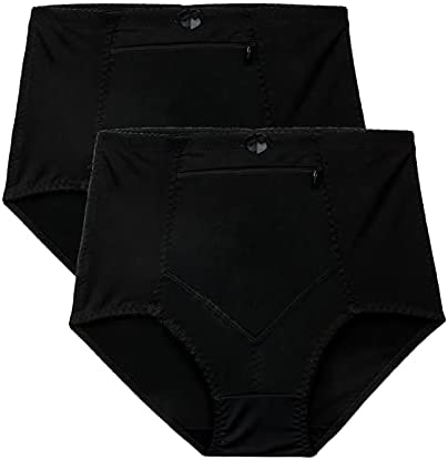 Barbra Lingerie Women’s Travel Pocket Underwear Girdle Brief Panties S-5XL