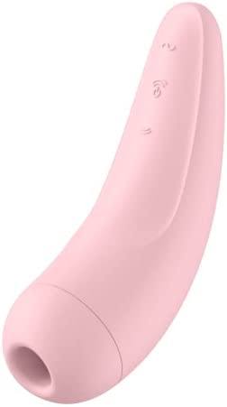 Satisfyer Silicone Curvy 2 Connect App Pink Touch-Free Clitoral Stimulator, 500 g