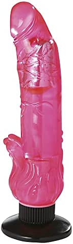 Me You Us Mounty 6 Realistic Vibrator in Pink with Suction Cup