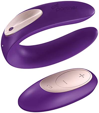 Satisfyer Partner Plus Remote Control Vibrators, Purple