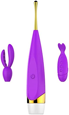 BeHorny Sex Toy Clitoris Vibrator, Rechargeable, Multi-Use and Changeable Heads