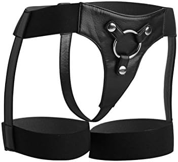 Strap U Black Bardot Garter Belt Style Strap On Harness