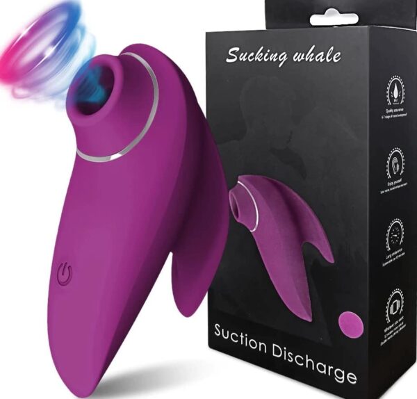 Sucking Whale !! Purple Sucking Vibrator Sex Toy for Women Vibrating Sucker Oral Clitoris Stimulator Sex Suction Vibrator Female Adults Product